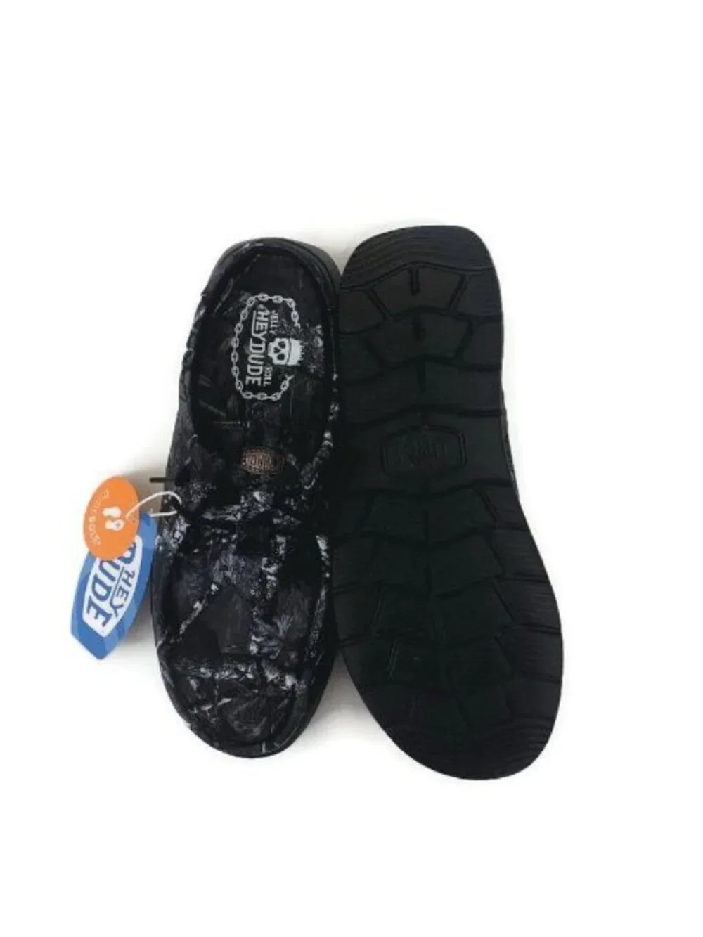 Hey Dude Wally Jelly Roll Realtree Edge Camo Mens 11 Black Slip On Loafers NWT